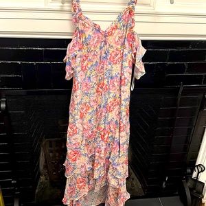 Floral flowy intermix summer dress